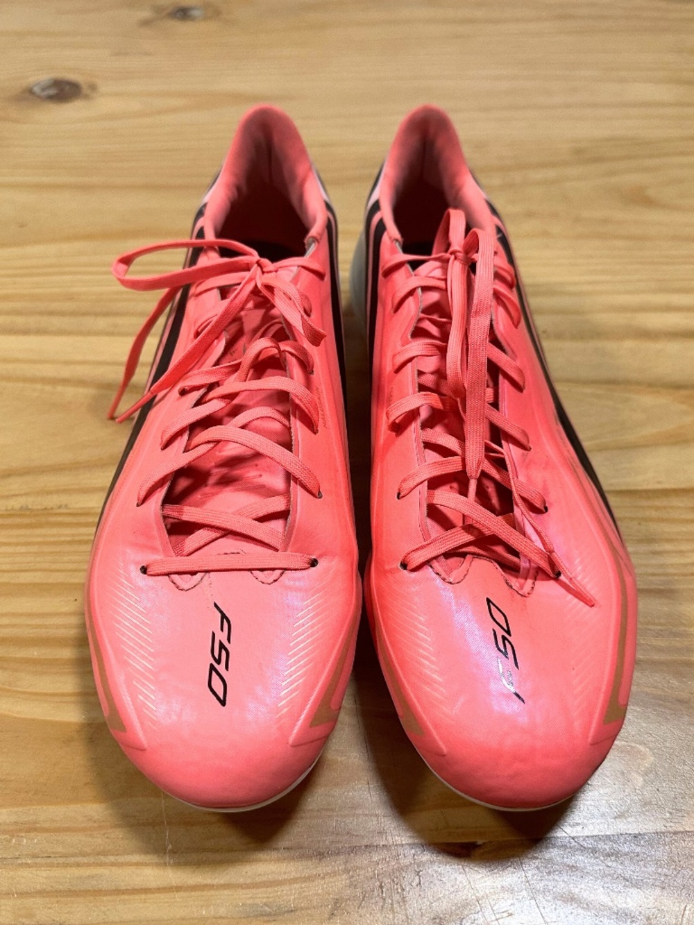 Adidas F50 Hyperfast Soccer Cleats Shoes FIFA 2026 Hot Pink Black & White Size 9 - Picture 2 of 6